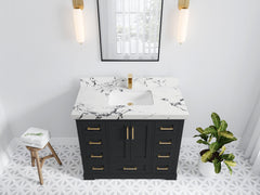 Boston 42 in. W x 22 in. D Single Sink Bathroom Vanity - photo 38