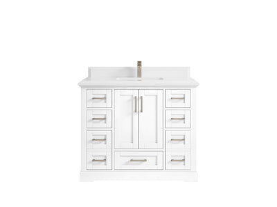 Boston 42 in. W x 22 in. D Single Sink Bathroom Vanity - Willow Bath and Vanity