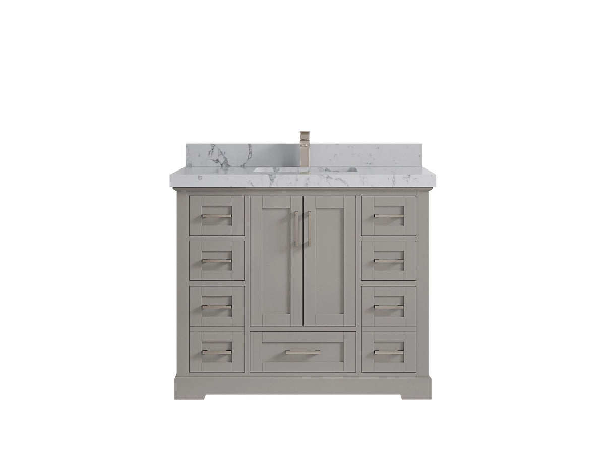 Boston 42 in. W x 22 in. D Single Sink Bathroom Vanity - Willow Bath and Vanity
