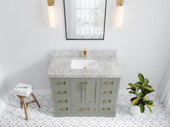Boston 42 in. W x 22 in. D Single Sink Bathroom Vanity - photo 13