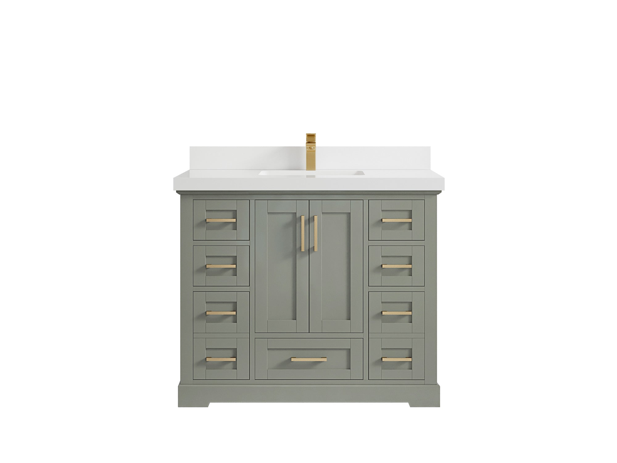 Boston 42 in. W x 22 in. D Single Sink Bathroom Vanity - Willow Bath and Vanity