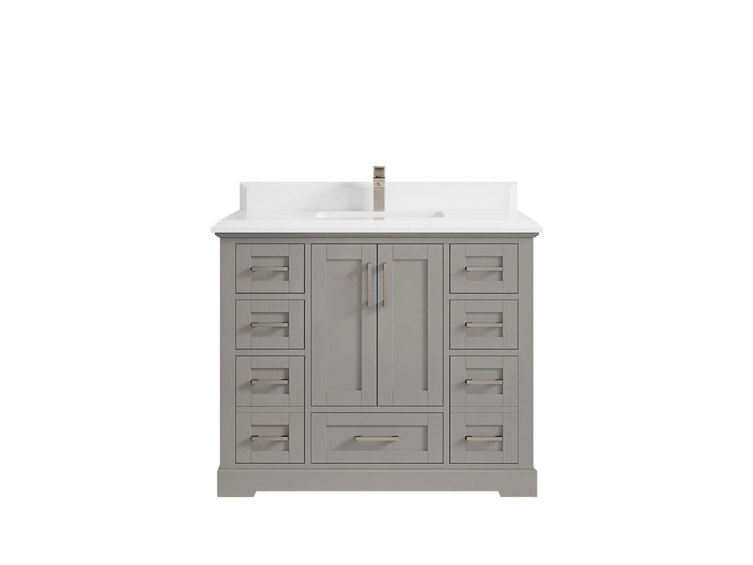 Boston 42 in. W x 22 in. D Single Sink Bathroom Vanity - Willow Bath and Vanity
