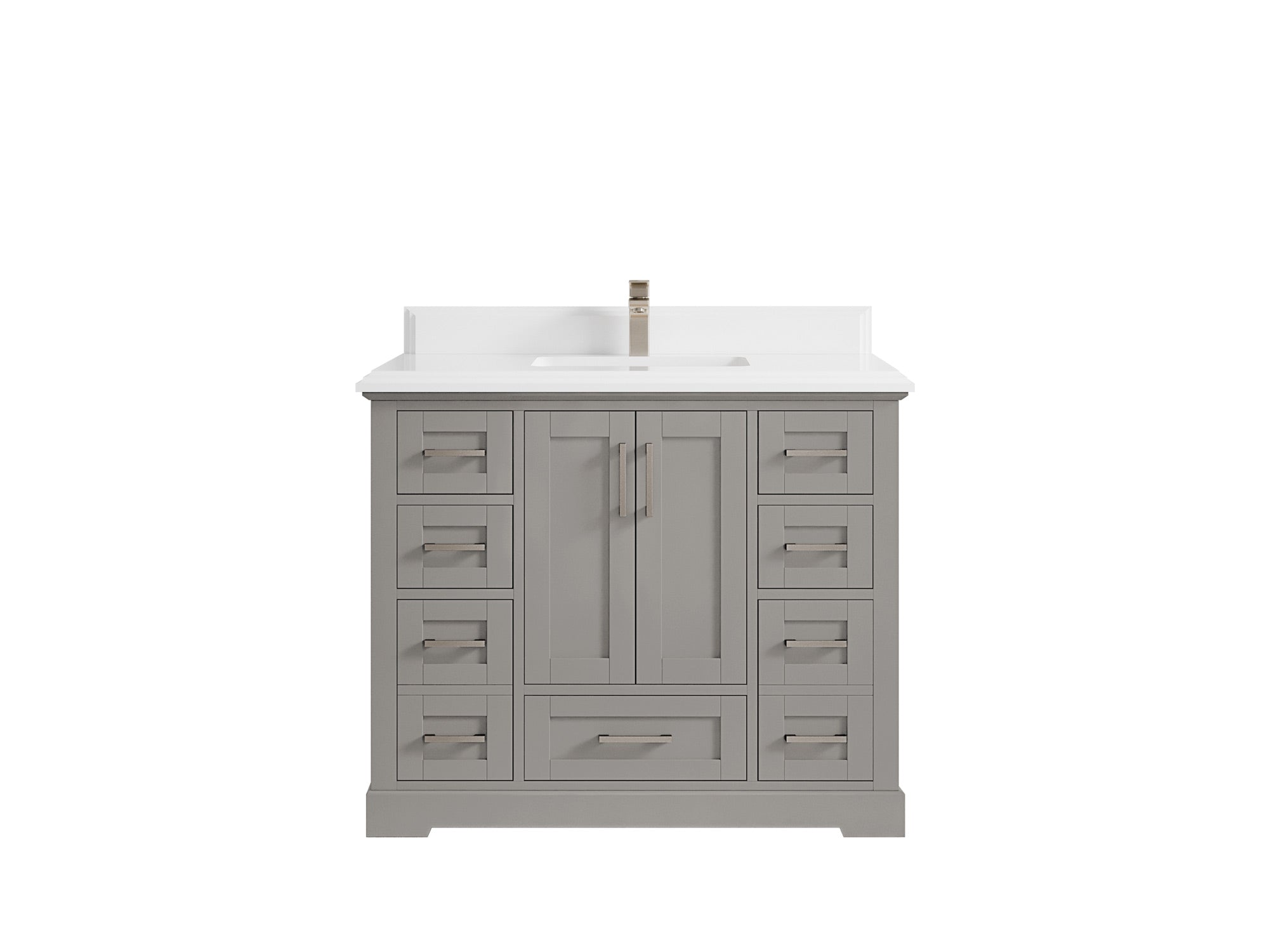 Boston 42 in. W x 22 in. D Single Sink Bathroom Vanity - Willow Bath and Vanity