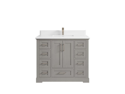 Boston 42 in. W x 22 in. D Single Sink Bathroom Vanity - Willow Bath and Vanity