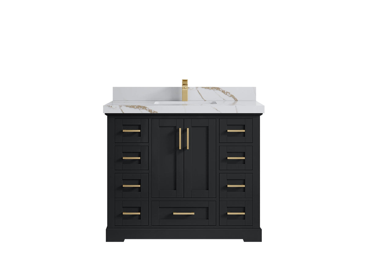 Boston 42 in. W x 22 in. D Single Sink Bathroom Vanity - Willow Bath and Vanity