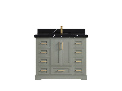 Boston 42 in. W x 22 in. D Single Sink Bathroom Vanity - Willow Bath and Vanity