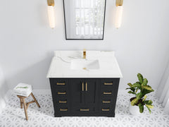 Boston 42 in. W x 22 in. D Single Sink Bathroom Vanity - photo 44