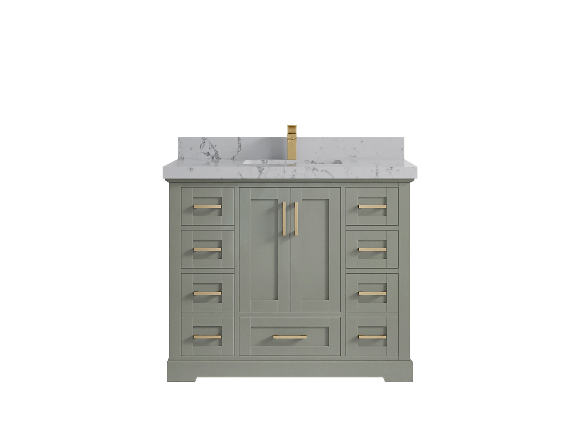 Boston 42 in. W x 22 in. D Single Sink Bathroom Vanity - Willow Bath and Vanity
