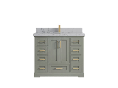 Boston 42 in. W x 22 in. D Single Sink Bathroom Vanity - Willow Bath and Vanity