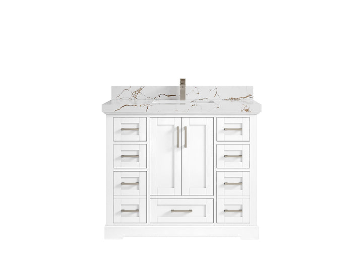 Boston 42 in. W x 22 in. D Single Sink Bathroom Vanity - photo 35
