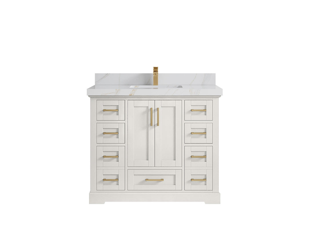 Boston 42 in. W x 22 in. D Single Sink Bathroom Vanity - Willow Bath and Vanity