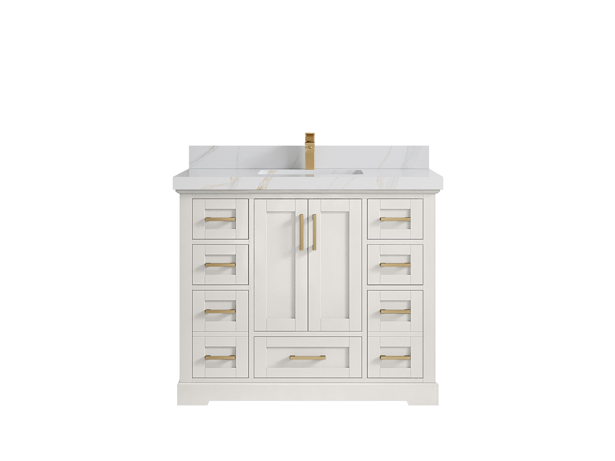 Boston 42 in. W x 22 in. D Single Sink Bathroom Vanity - Willow Bath and Vanity