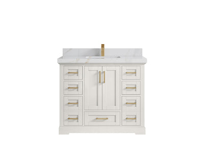 Boston 42 in. W x 22 in. D Single Sink Bathroom Vanity - Willow Bath and Vanity