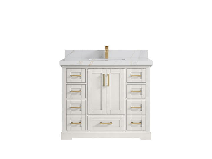 Boston 42 in. W x 22 in. D Single Sink Bathroom Vanity - photo 27