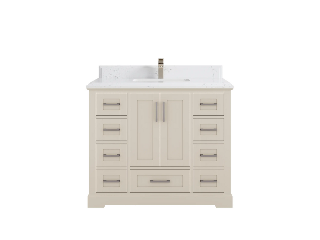 Boston 42 in. W x 22 in. D Single Sink Bathroom Vanity - Willow Bath and Vanity