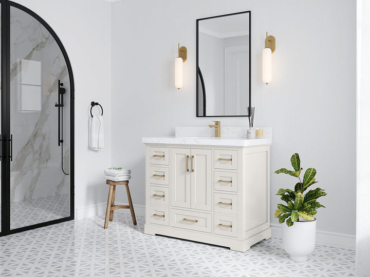 Boston 42 in. W x 22 in. D Single Sink Bathroom Vanity - photo 2