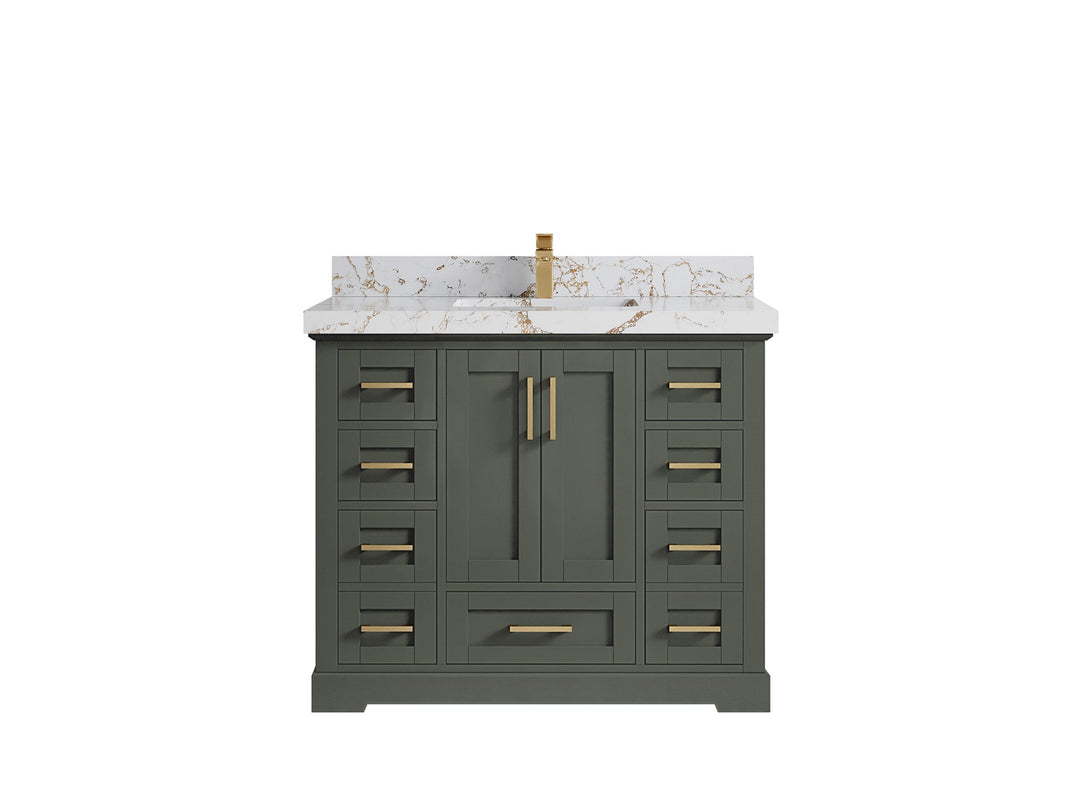 Boston 42 in. W x 22 in. D Single Sink Bathroom Vanity - Willow Bath and Vanity