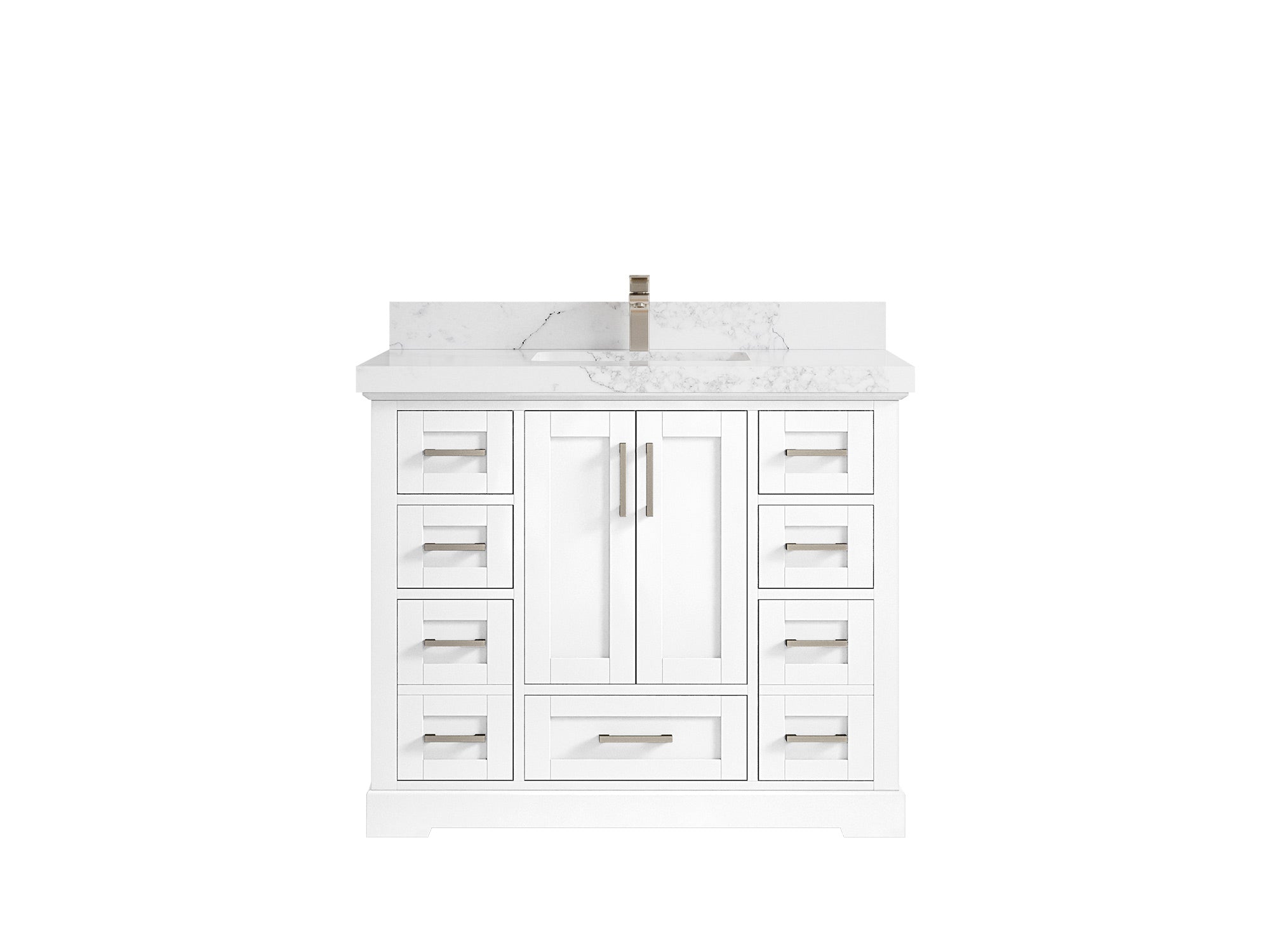 Boston 42 in. W x 22 in. D Single Sink Bathroom Vanity - Willow Bath and Vanity