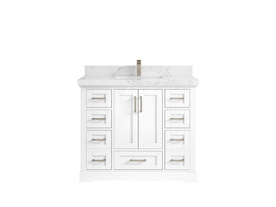 Boston 42 in. W x 22 in. D Single Sink Bathroom Vanity - Willow Bath and Vanity
