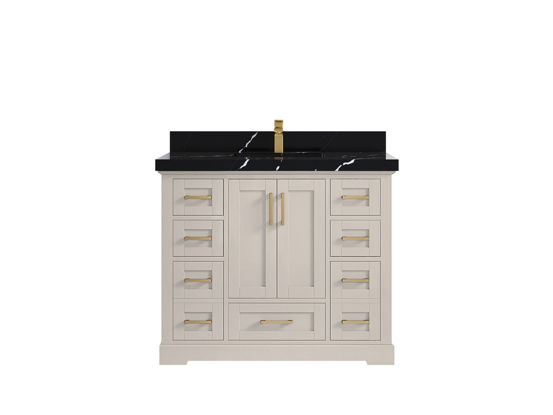 Boston 42 in. W x 22 in. D Single Sink Bathroom Vanity - Willow Bath and Vanity