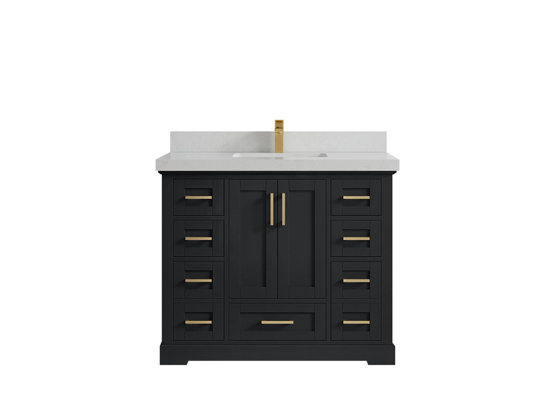 Boston 42 in. W x 22 in. D Single Sink Bathroom Vanity - Willow Bath and Vanity