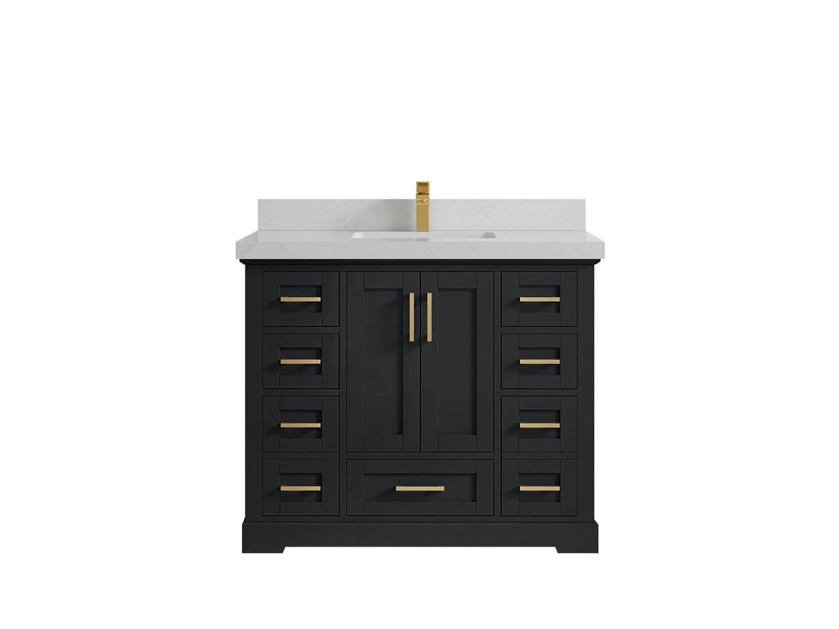 Boston 42 in. W x 22 in. D Single Sink Bathroom Vanity - Willow Bath and Vanity