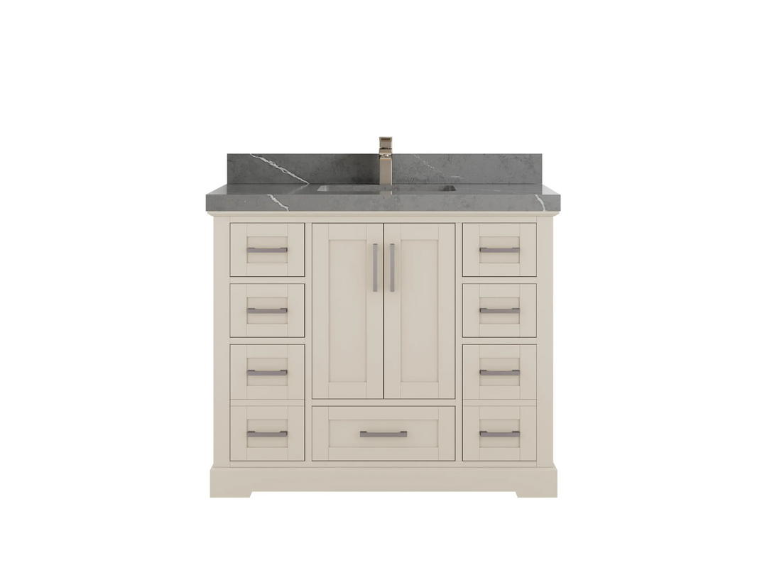 Boston 42 in. W x 22 in. D Single Sink Bathroom Vanity - Willow Bath and Vanity