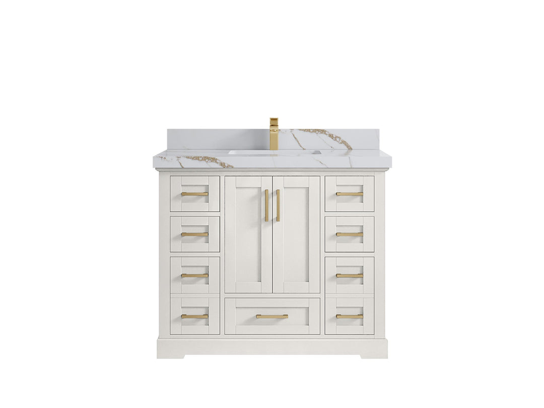 Boston 42 in. W x 22 in. D Single Sink Bathroom Vanity - Willow Bath and Vanity
