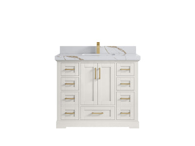 Boston 42 in. W x 22 in. D Single Sink Bathroom Vanity - Willow Bath and Vanity