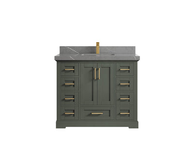 Boston 42 in. W x 22 in. D Single Sink Bathroom Vanity - Willow Bath and Vanity