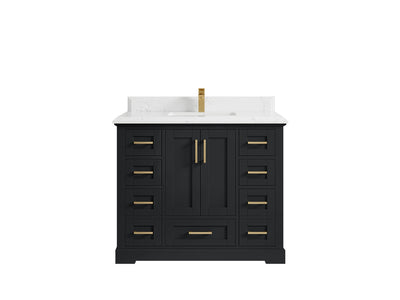 Boston 42 in. W x 22 in. D Single Sink Bathroom Vanity - Willow Bath and Vanity