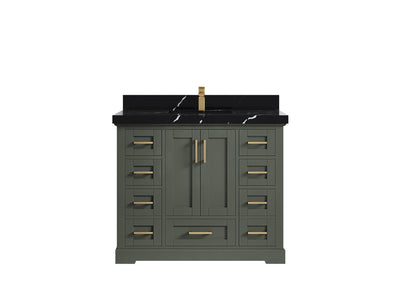 Boston 42 in. W x 22 in. D Single Sink Bathroom Vanity - Willow Bath and Vanity