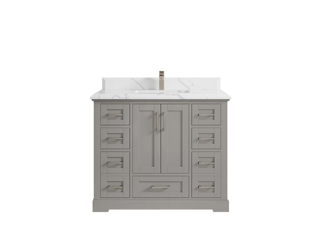 Boston 42 in. W x 22 in. D Single Sink Bathroom Vanity - Willow Bath and Vanity