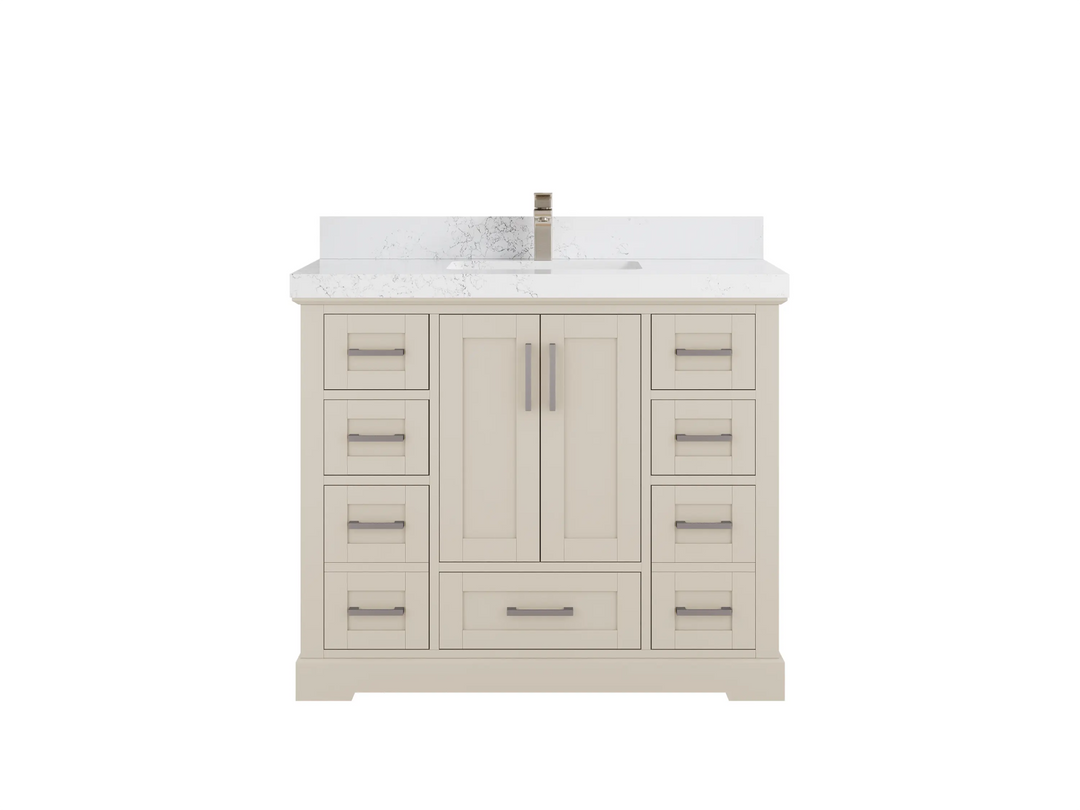 Boston 42 in. W x 22 in. D Single Sink Bathroom Vanity - Willow Bath and Vanity
