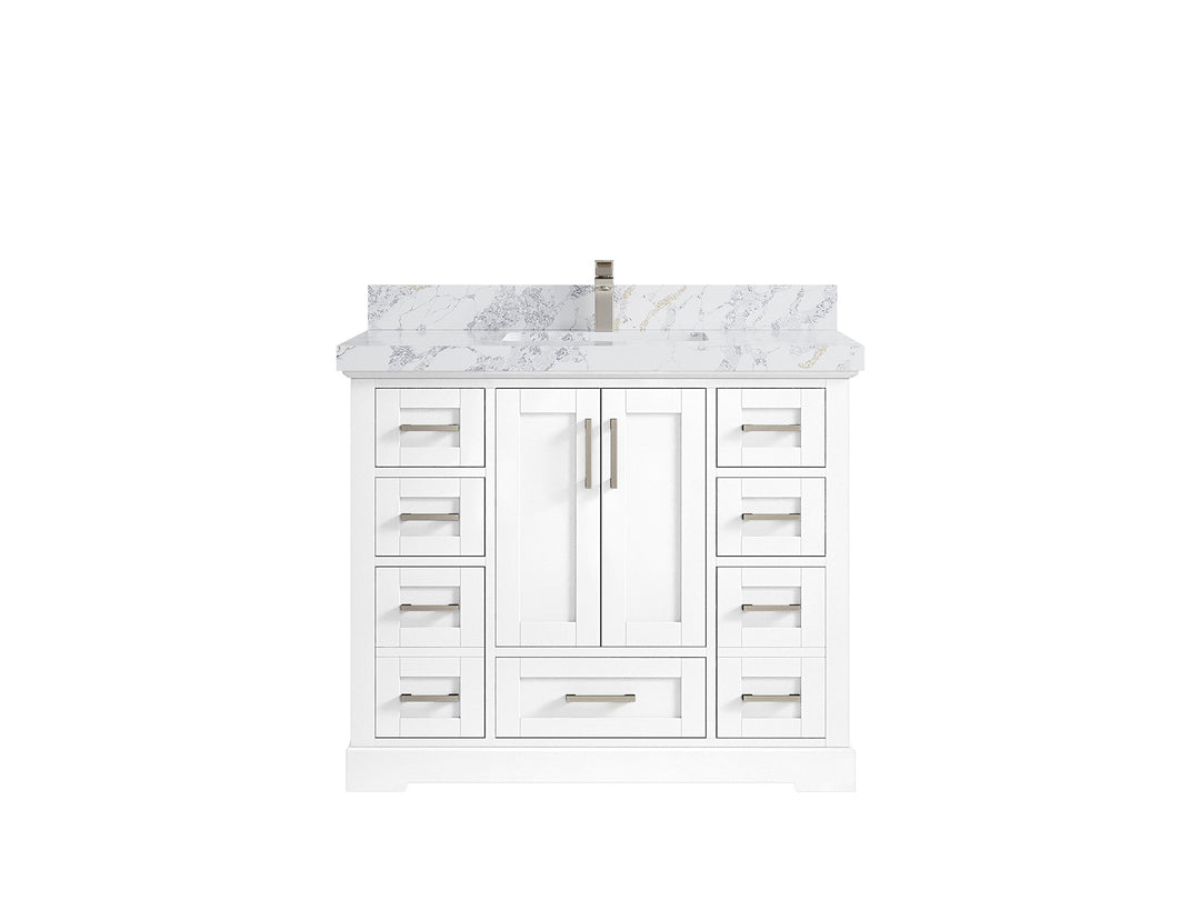 Boston 42 in. W x 22 in. D Single Sink Bathroom Vanity - Willow Bath and Vanity