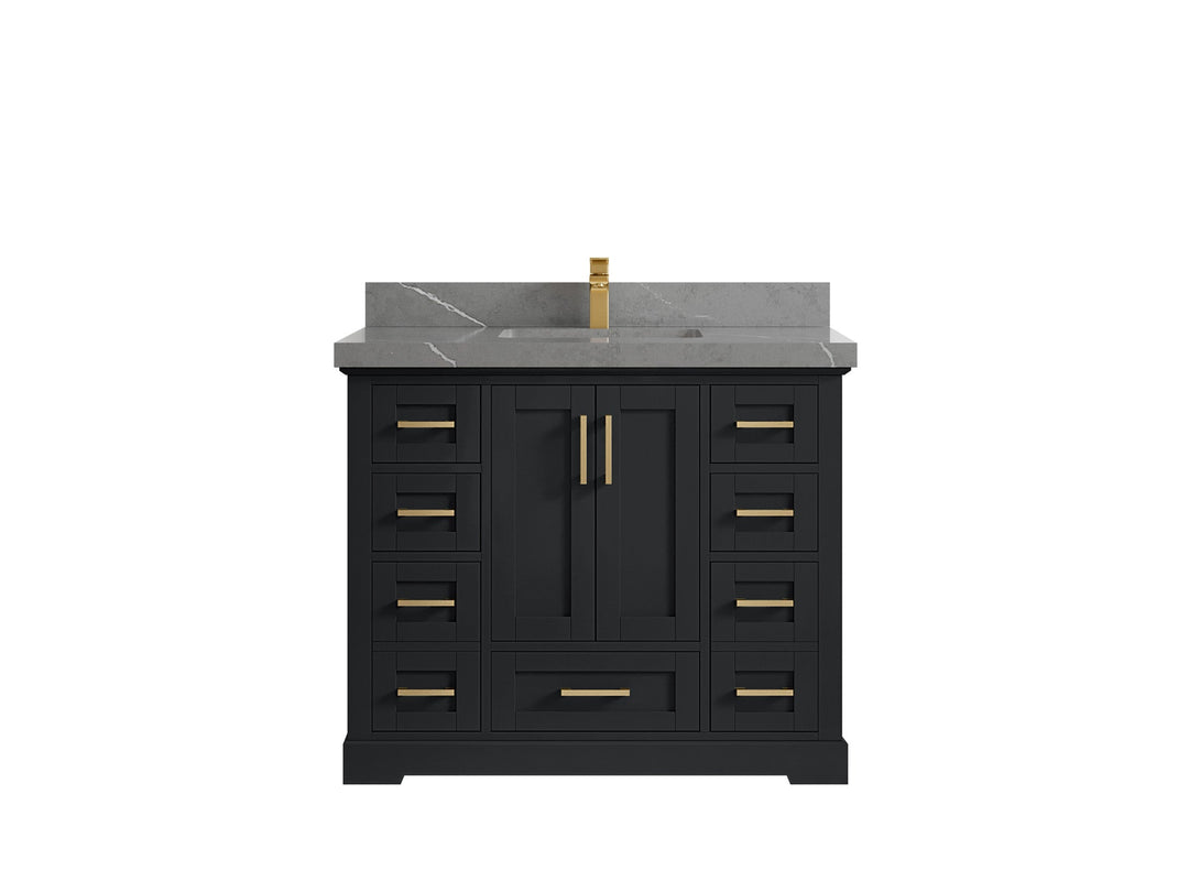 Boston 42 in. W x 22 in. D Single Sink Bathroom Vanity - Willow Bath and Vanity