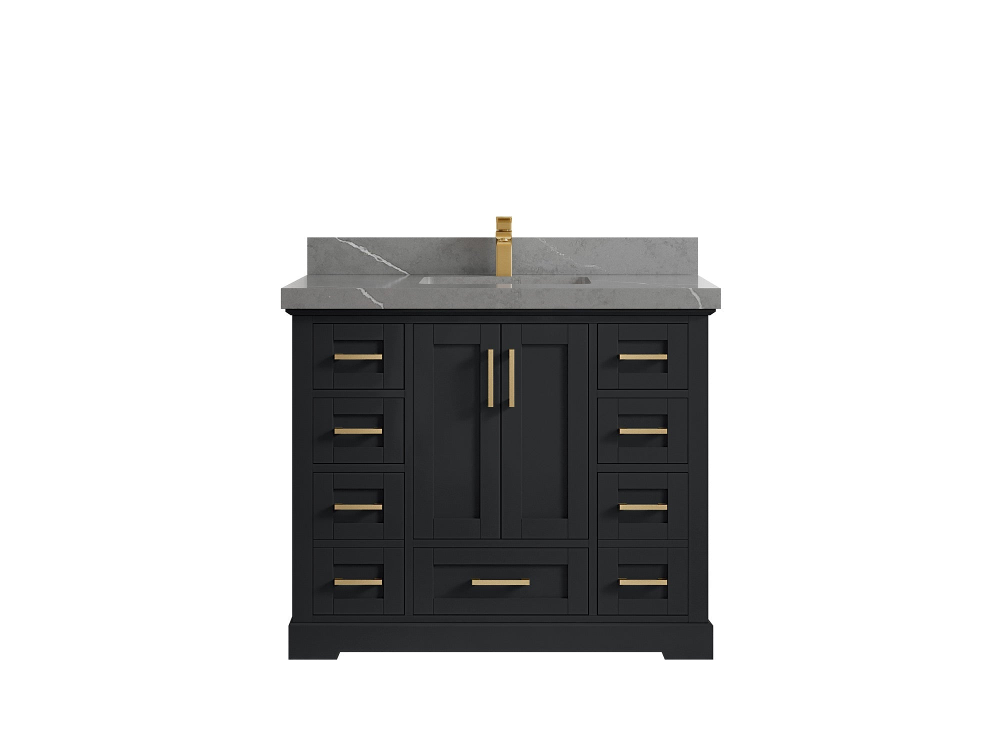 Boston 42 in. W x 22 in. D Single Sink Bathroom Vanity - Willow Bath and Vanity
