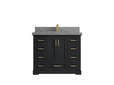 Boston 42 in. W x 22 in. D Single Sink Bathroom Vanity - Willow Bath and Vanity
