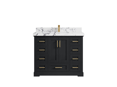 Boston 42 in. W x 22 in. D Single Sink Bathroom Vanity - Willow Bath and Vanity