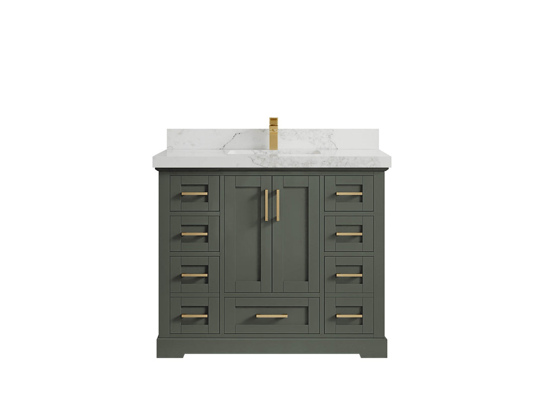 Boston 42 in. W x 22 in. D Single Sink Bathroom Vanity - Willow Bath and Vanity