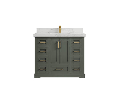 Boston 42 in. W x 22 in. D Single Sink Bathroom Vanity - Willow Bath and Vanity