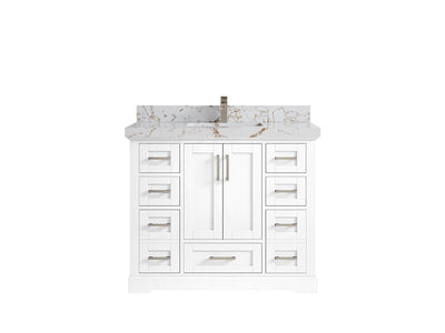 Boston 42 in. W x 22 in. D Single Sink Bathroom Vanity - Willow Bath and Vanity