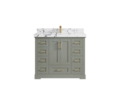 Boston 42 in. W x 22 in. D Single Sink Bathroom Vanity - Willow Bath and Vanity