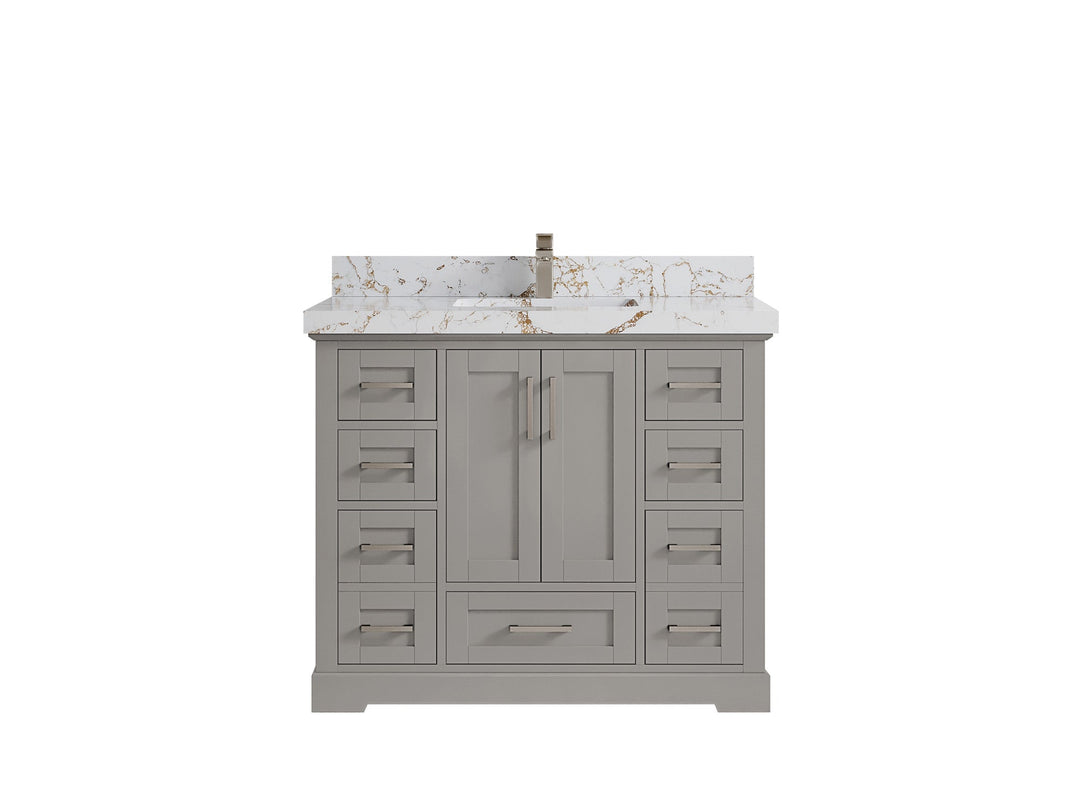 Boston 42 in. W x 22 in. D Single Sink Bathroom Vanity - Willow Bath and Vanity