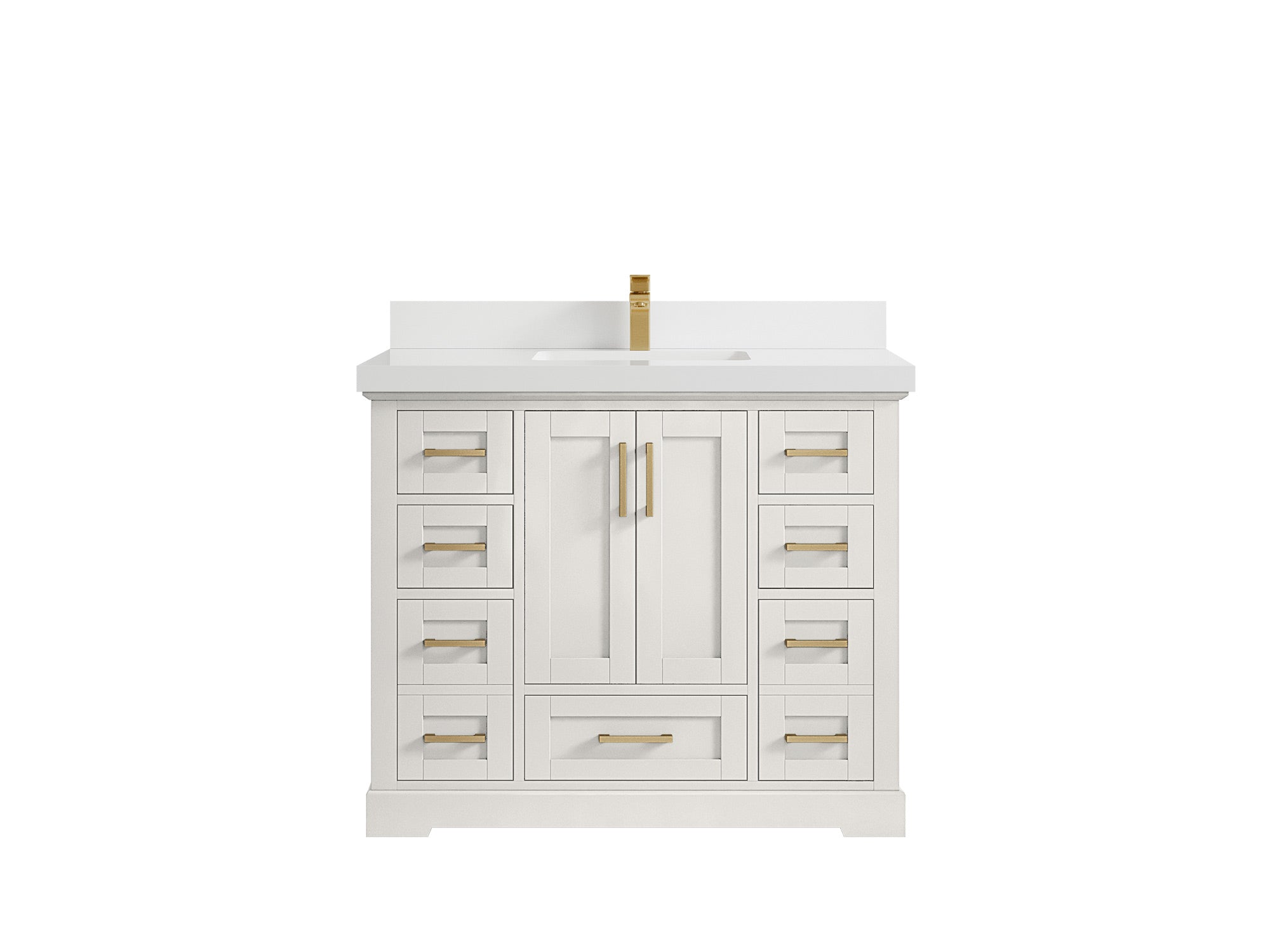 Boston 42 in. W x 22 in. D Single Sink Bathroom Vanity - Willow Bath and Vanity