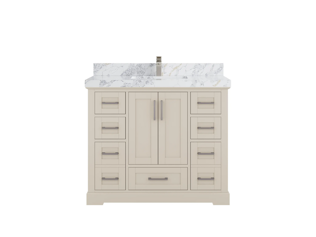 Boston 42 in. W x 22 in. D Single Sink Bathroom Vanity - Willow Bath and Vanity