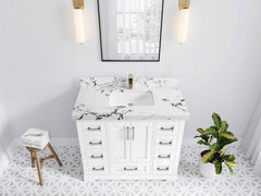Boston 42 in. W x 22 in. D Single Sink Bathroom Vanity - photo 38