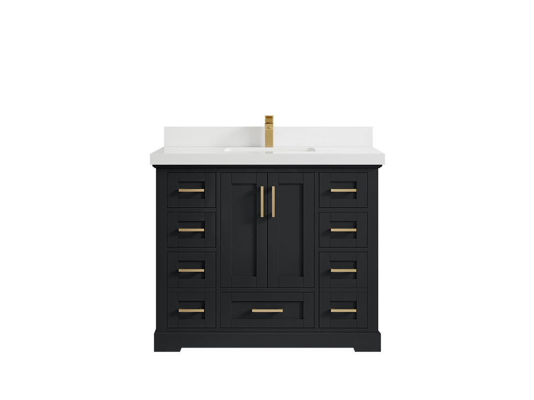 Boston 42 in. W x 22 in. D Single Sink Bathroom Vanity - Willow Bath and Vanity