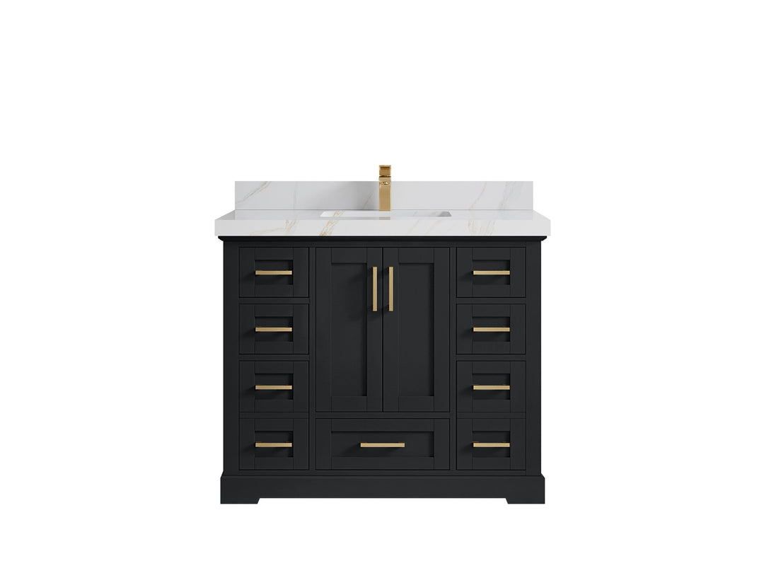Boston 42 in. W x 22 in. D Single Sink Bathroom Vanity - Willow Bath and Vanity