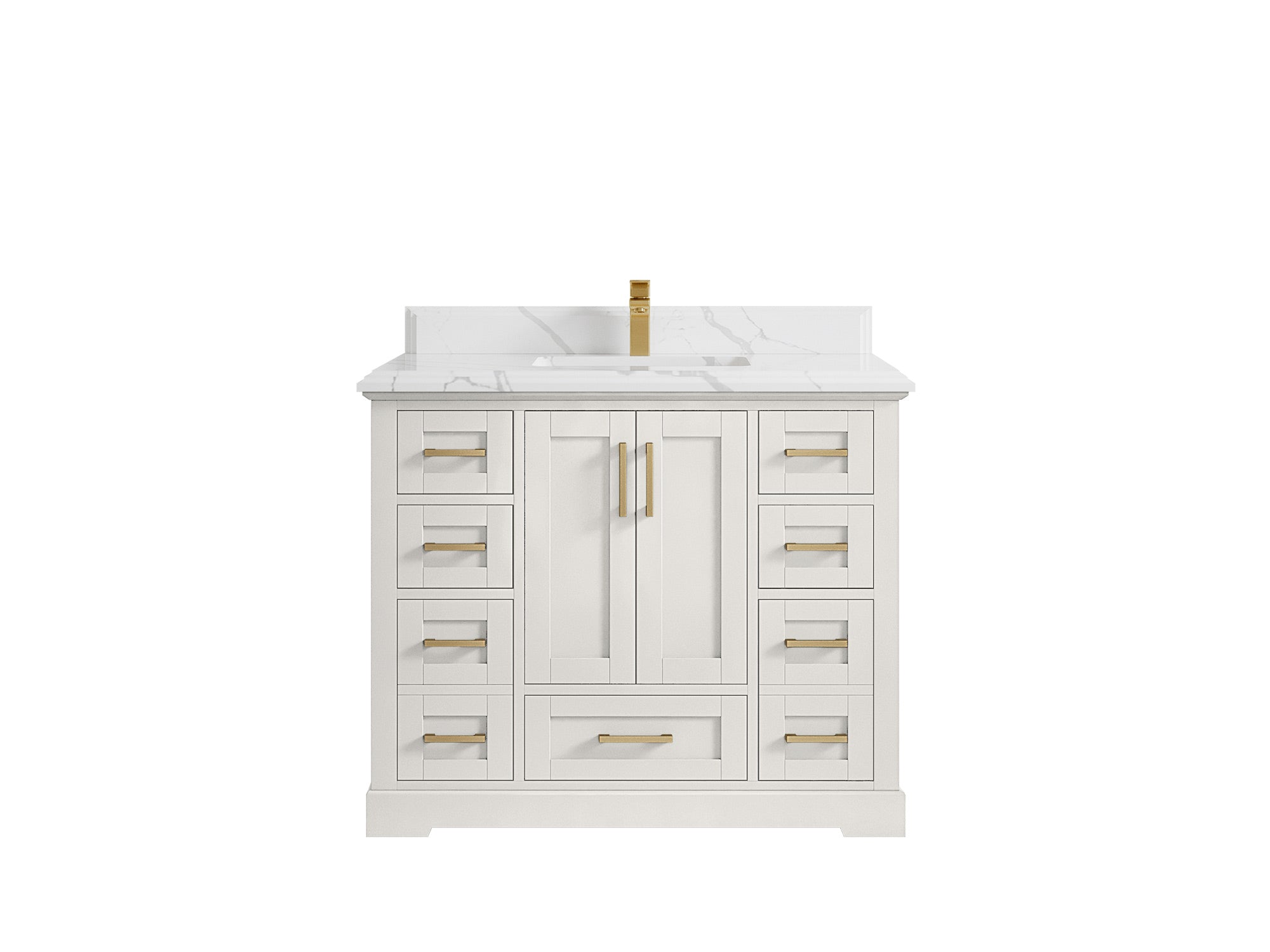 Boston 42 in. W x 22 in. D Single Sink Bathroom Vanity - Willow Bath and Vanity